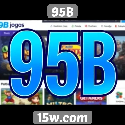 Principais recursos do site de jogos 95B em destaque